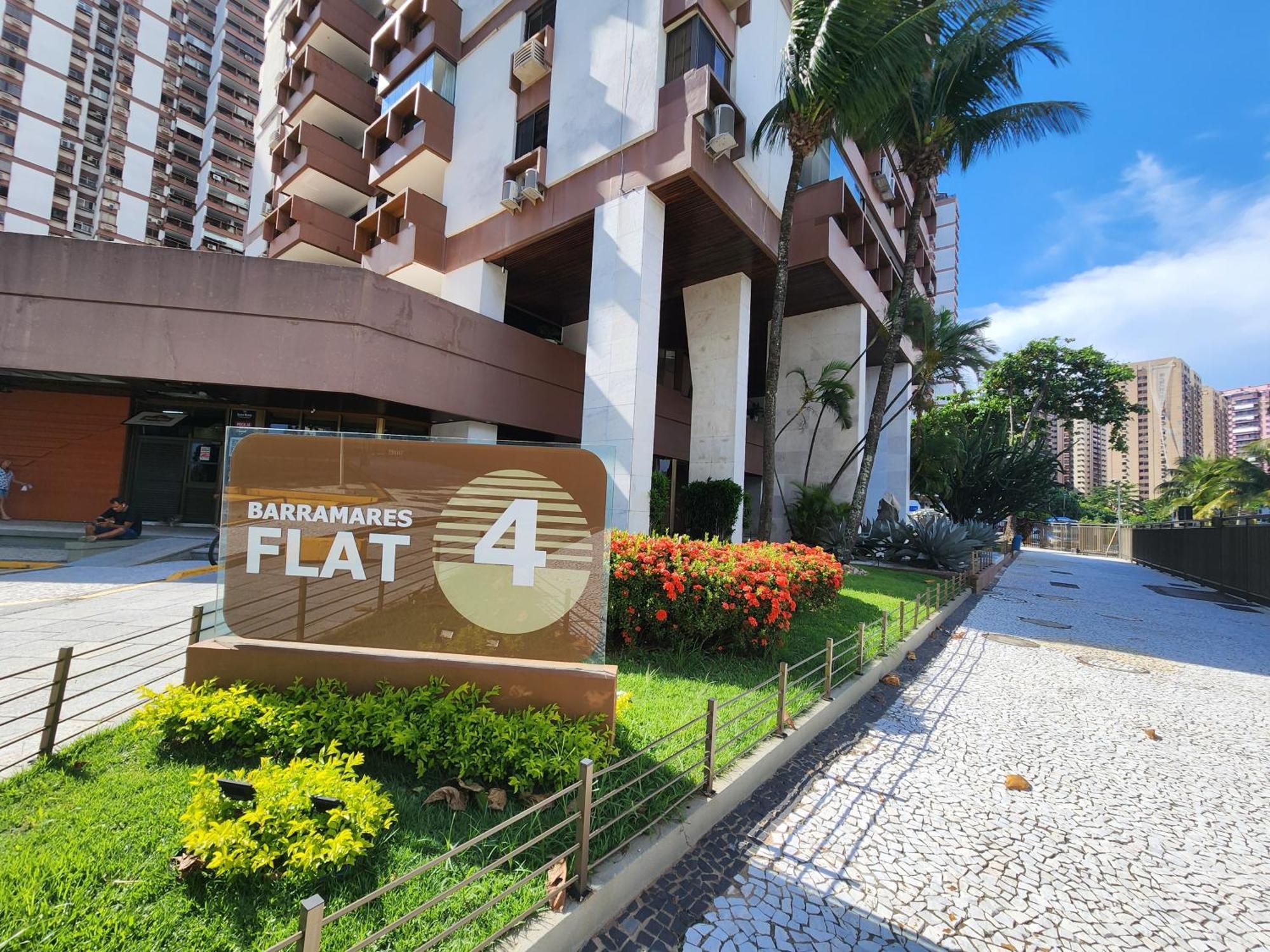 Apartamento Barramares Flat - Condominio Em Frente A Praia Da Barra Da Tijuca Rio de Janeiro Exterior photo